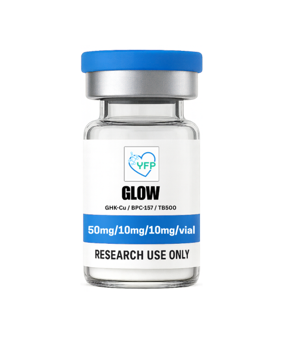 GLOW GHK-Cu (50mg) / BPC-157 (10mg) / TB500 (10mg)