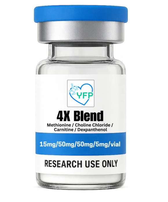 4X Blend Methionine (15mg) / Choline Chloride (50mg) / Carnitine (50mg) / Dexpanthenol (5mg)